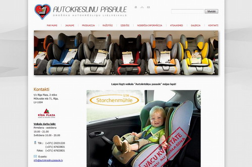 Autokrēsliņu veikals