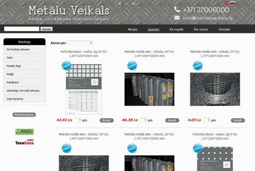 Metālu izstrādājumu veikals