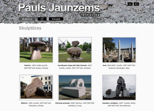 Tēlnieks Pauls Jaunzems